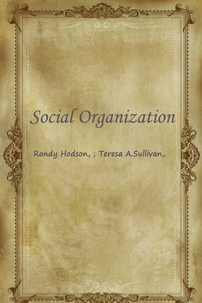 Social Organization